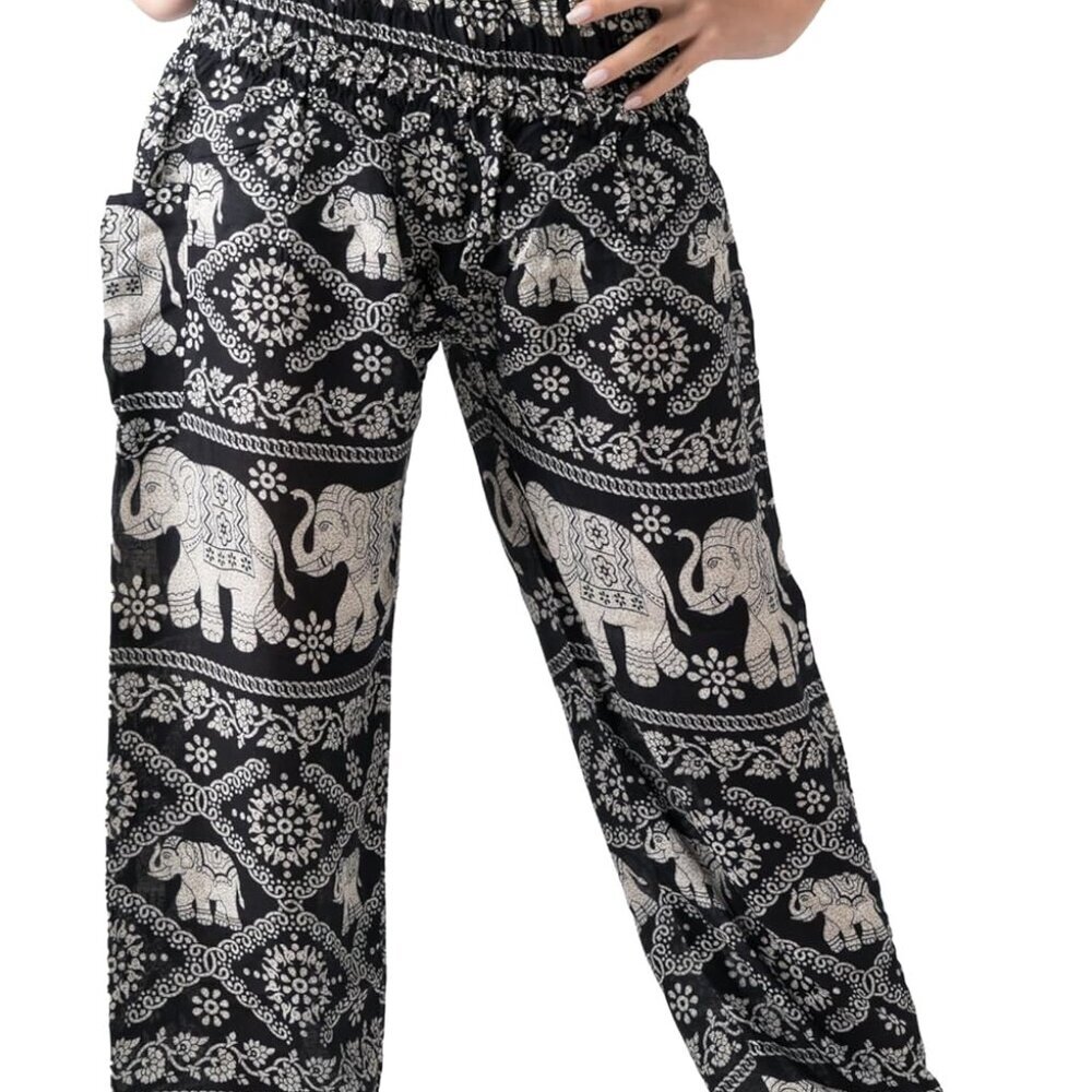Harem Pants Women Yoga Boho Clothes With Pockets